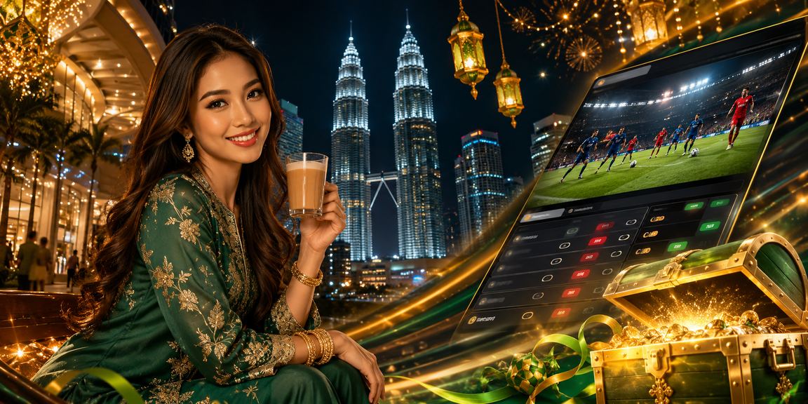 Pengguna Malaysia menyambut Hari Raya sambil mengakses platform hiburan op11